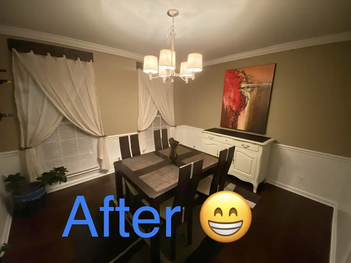 Professional dining room restoration after water damage in Bailey's Crossroads